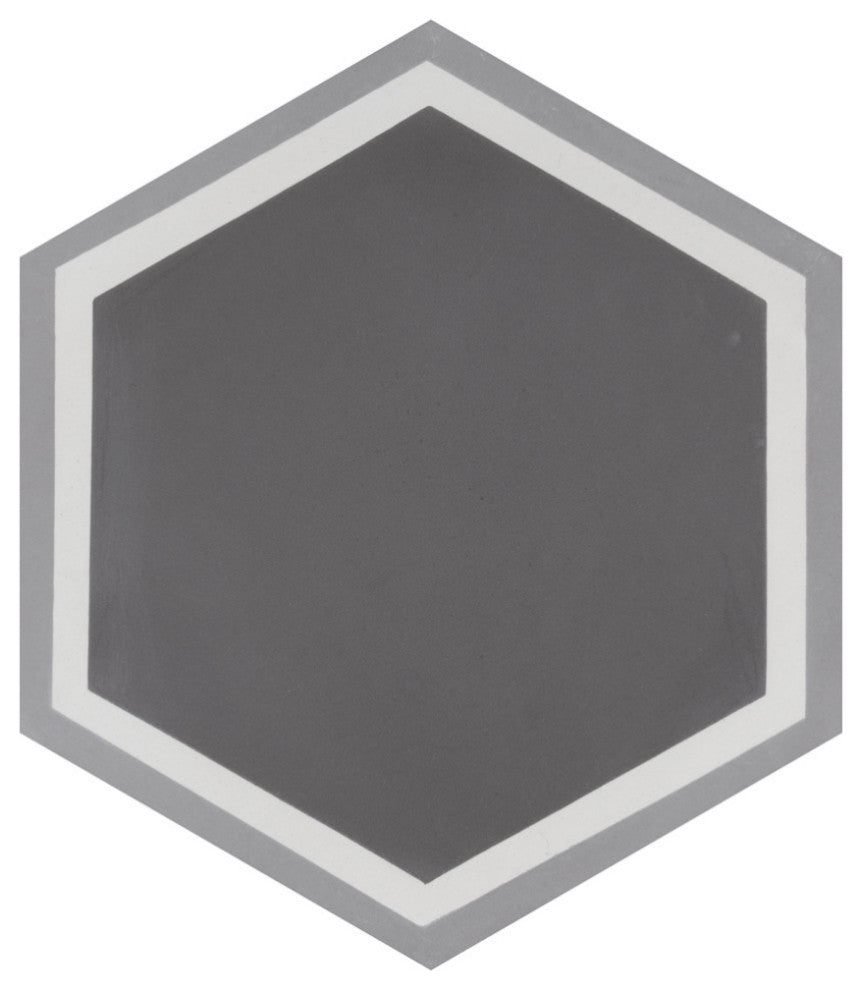 Cemento Hex Holland Strait Cement Floor and Wall Tile
