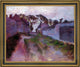 Edgar Degas at Saint-Valery-Sur-SommeFramed Premium Canvas Print, 20"x16"