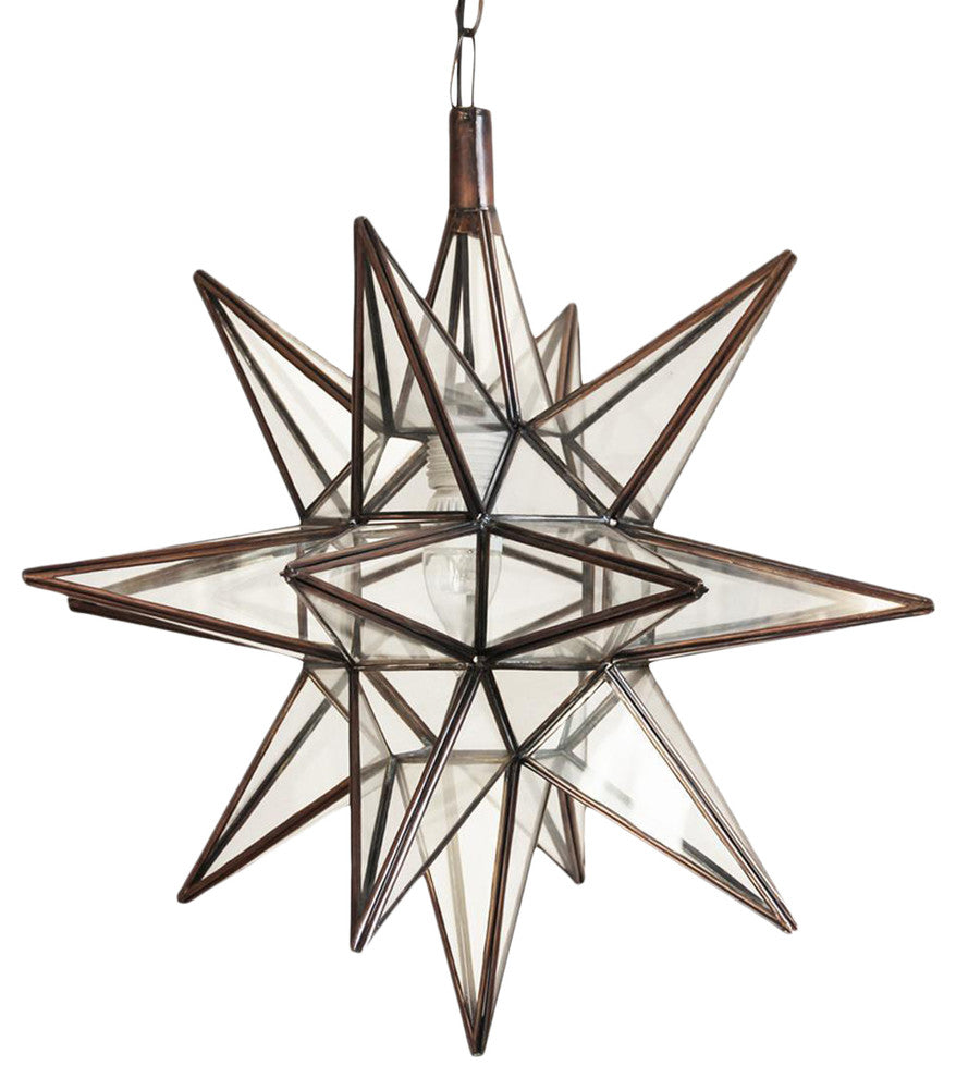 Moravian Star Lantern Clear
