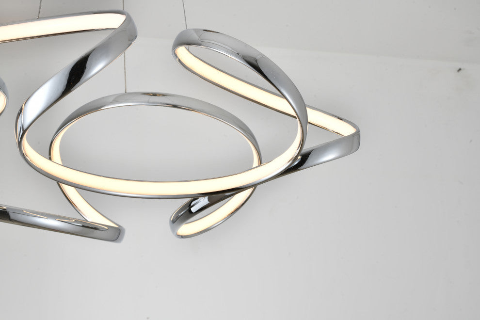 Aluminum Cluster LED Light With Acrylic Diffuser, Chrome