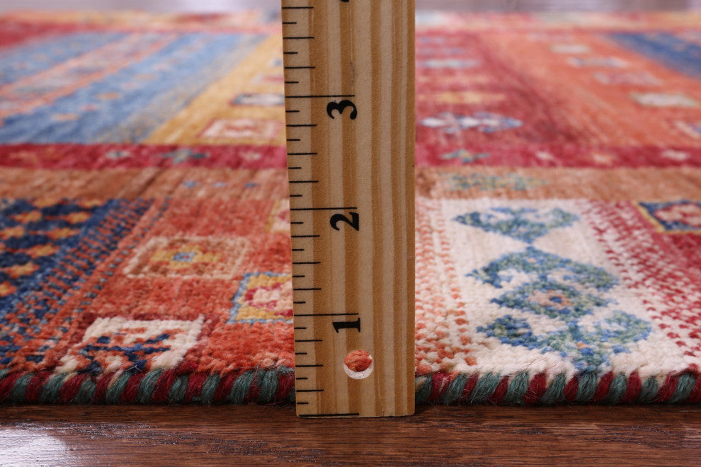 3' 4" X 4' 10" Tribal Persian Gabbeh Hand Knotted Rug Q10730