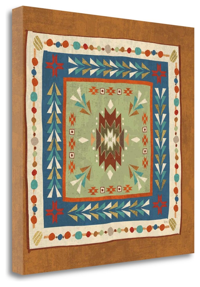 "Southwest At Heart Tile VIII" By Veronique Charron, Gallery Wrap Canvas