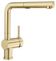 Blanco Linus Pull-Out Kitchen Faucet, Satin Gold, Modern