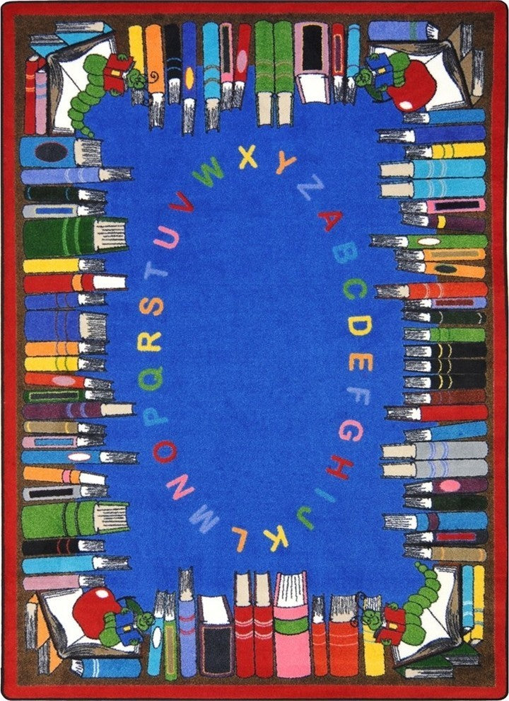 Kid Essentials Rug, Read and Learn, 5'4"x7'8"
