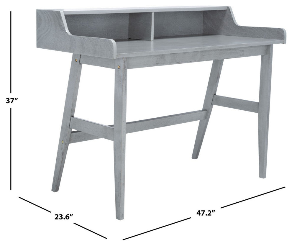 Safavieh Wrigley Desk, Dark Grey