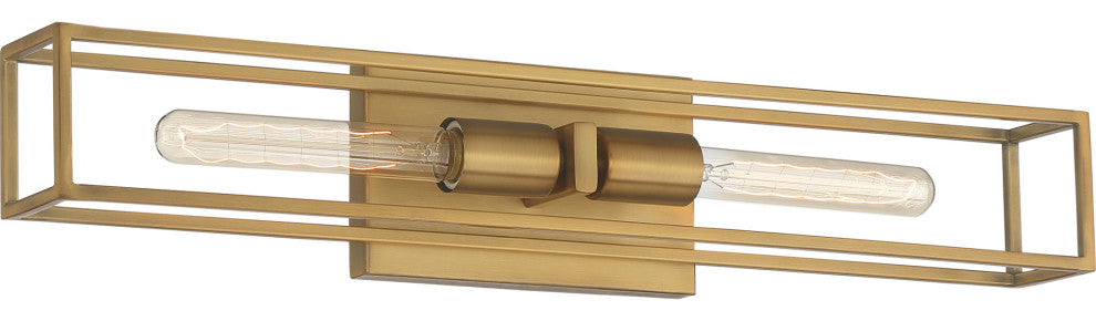 Quoizel LGN8624 Leighton 2 Light 24"W Bath Bar - Weathered Brass