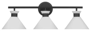 Belcarra 3 Light Bath, Midnight Black