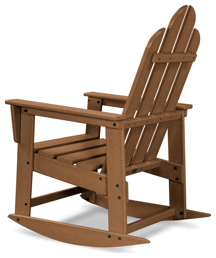 Polywood Long Island Rocking Chair, Teak