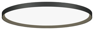 Bina LED Surface Mount Round, Direct Light Output, Black