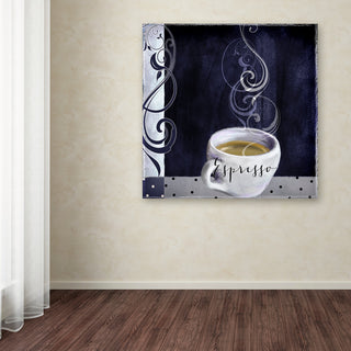 Color Bakery 'Cafe Blue IV' Canvas Art, 14"x14"