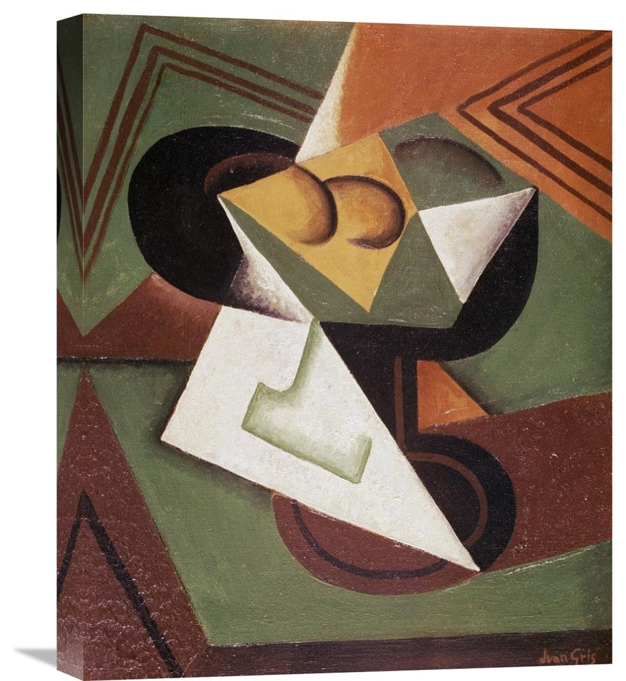 "The Fruit Bowl" Stretched Canvas Giclee by Juan Gris, 18"x22"