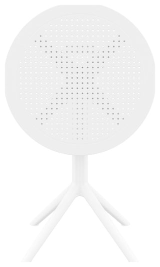 Sky Round Folding Table 24" White