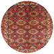 Ahgly Company Indoor Round Mid-Century Modern Area Rugs, 5' Round