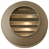Hinkley Hardy Island Round Louvered Deck Sconce, Matte Bronze