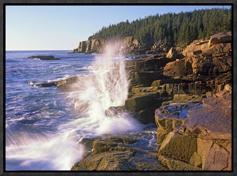 Atlantic Coast Near Thunder Hole, Acadia National Park, Maine, 16"x12"