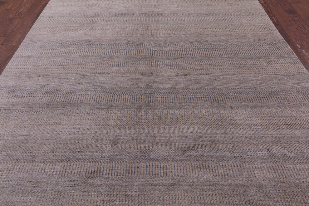 Wool and Silk Savannah Grass Handmade Rug 8' 0" X 10' 2" Q11434