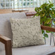 Plutus Brown Bird Feather Animal Luxury Throw Pillow, 18"x18"