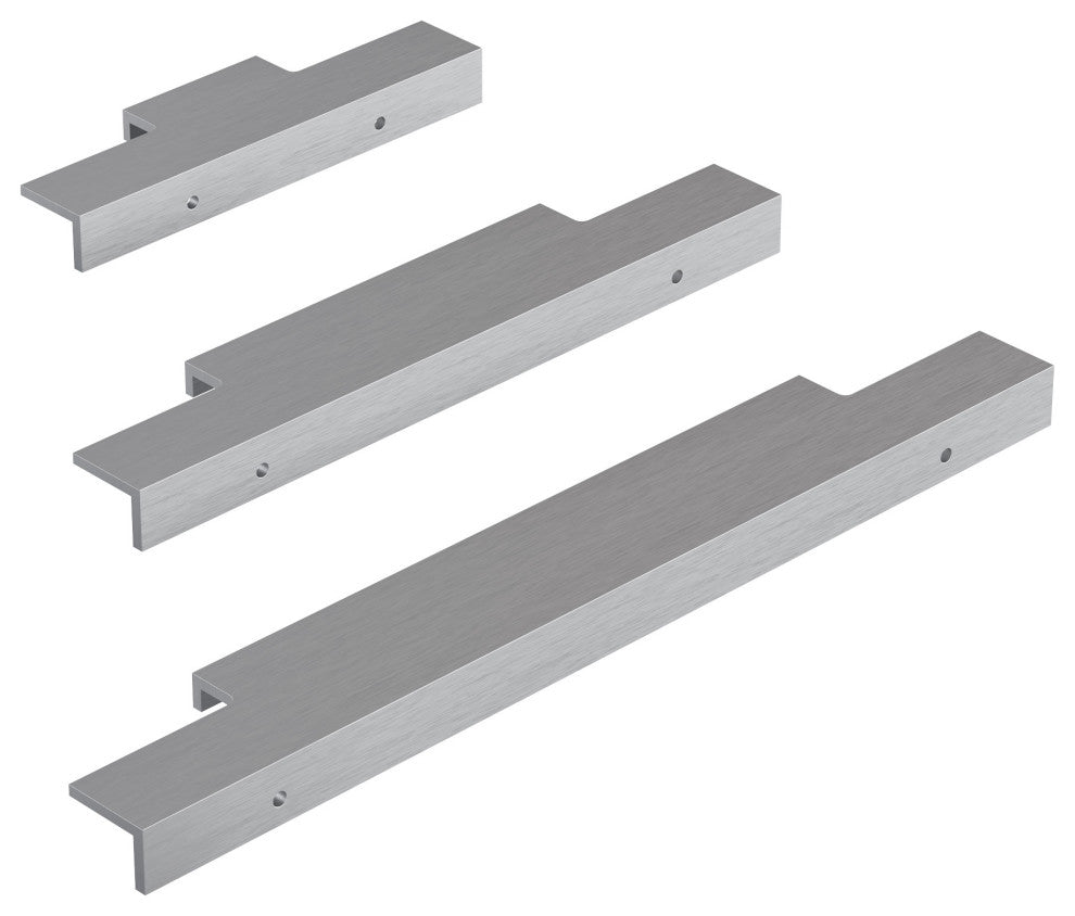 Dowell Series 3063 Handles, 26.8", 11.875" CTC, Silver, 3-Pack