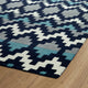 Kaleen Hand-Tufted Lakota Wool Rug, Navy, 9''x12''