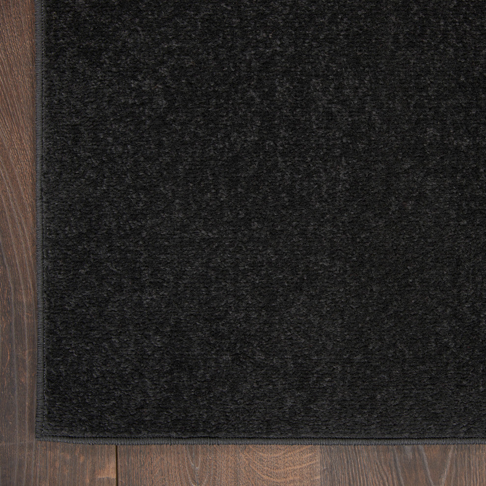 Nourison Essentials 7' x 10' Black Outdoor Area Rug
