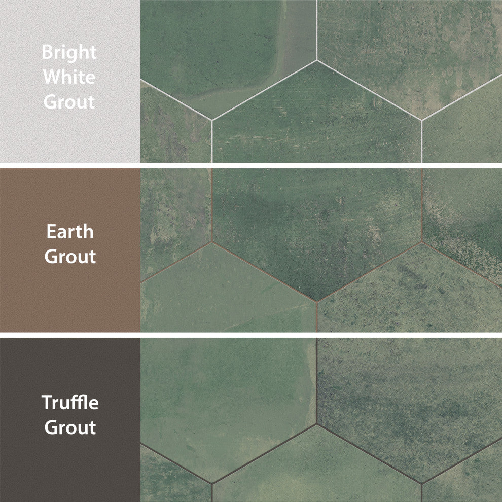 Argillos Hex Aquamarine Porcelain Floor/Wall Tile