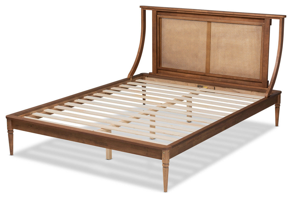 Loreta Transitional Queen, Walnut Brown