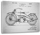 "1924 W.S. Harley Patent" Print, 27"x36"