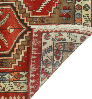 Fine Vintage Distressed Elinor Red/Ivory Runner, 3'3 x 12'5