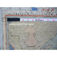 Cloud Blue Wool Hand Knotted Anatolian Village Inspired Oriental Rug 4'x6'