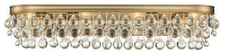 Calypso 8 Light Bathroom-Vanity Light in Vibrant Gold