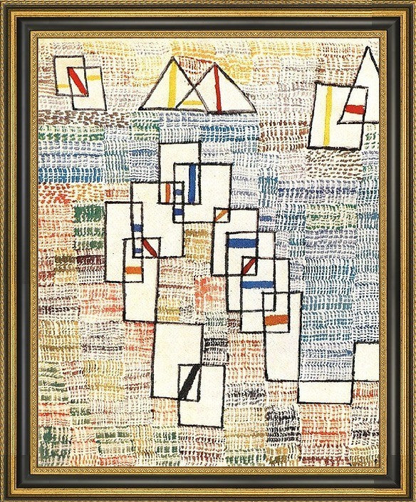 Paul Klee Cote de Provence - 20" x 25" Framed Premium Canvas Print