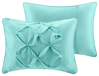 Intelligent Design Vinnie Boho Comforter Set With Bed Sheets, Aqua