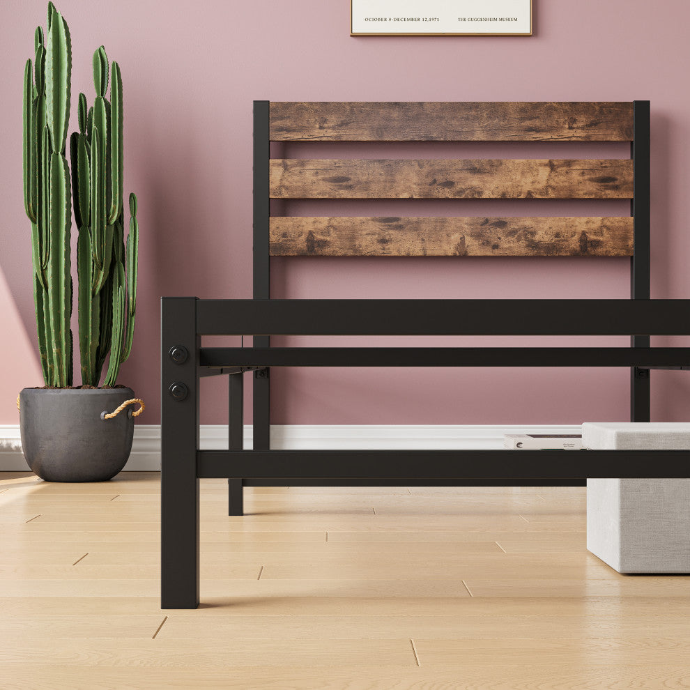 Gewnee TTwin Size Platform Bed Frame