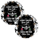 Missed Your Call I Was On Other Line Funny Coasters for Car Cup Holders Set of