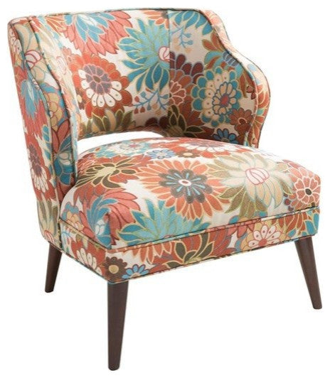 Madison Park Open Back Accent Chair, Floral