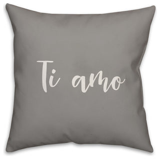 Ti Amo 16x16 Throw Pillow Cover
