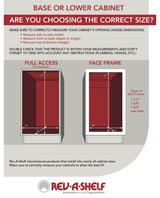 Wood Base Cabinet Pull Out Organizer With BB Soft Close, 8"