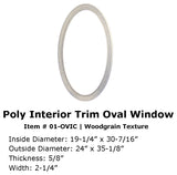 Oval Interior Trim Kit
