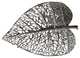 Birch Leaf Wall Art, Silver, XS