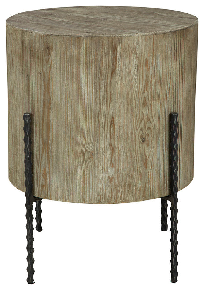 Williamsburg Reclaimed Pine End Table, Natural