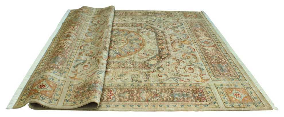 Pak-Persian deren Gray/Light Brown Rug, 9'1x12'3