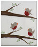''Red Robins III'' Canvas Art by Nicole Dietz