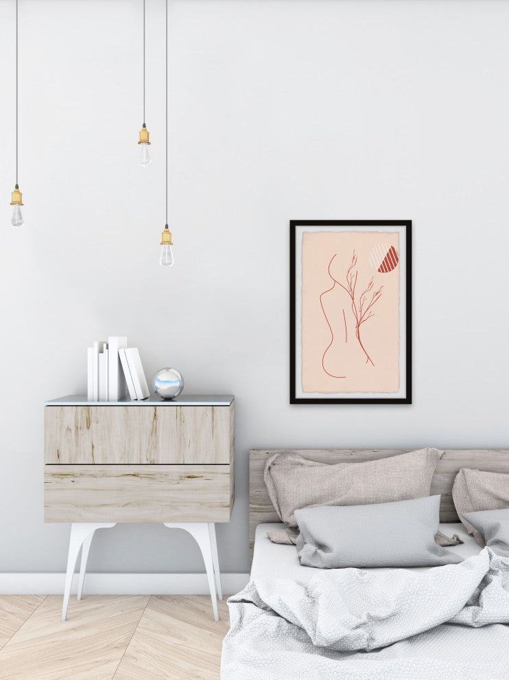 "Visions of a Girl" Framed Painting Print, 16x24