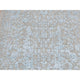 Powder Blue Persian Tree Design Jacquard Hand Loomed Runner Rug, 2'6"x12'1"