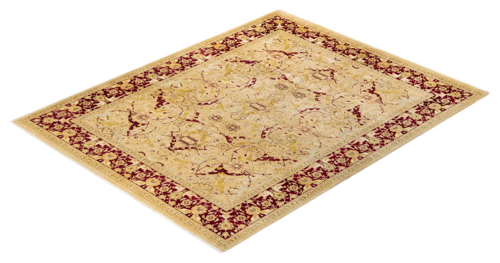 Mogul, One-of-a-Kind Hand-Knotted Area Rug Yellow, 8' 3" x 10' 4"
