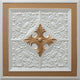 Pearl White Gold 3D Ceiling Panels, 2'x2', 100 Sq Ft, Pack of 25