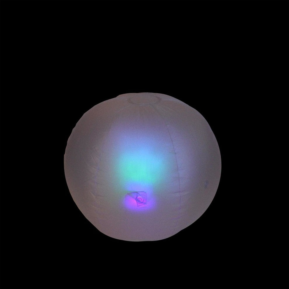 16.5" LED Lighted Inflatable Beach Ball Swimming Pool Toy