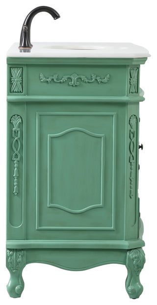 Bathroom Vanity, Vintage Mint, 42", Single Sink