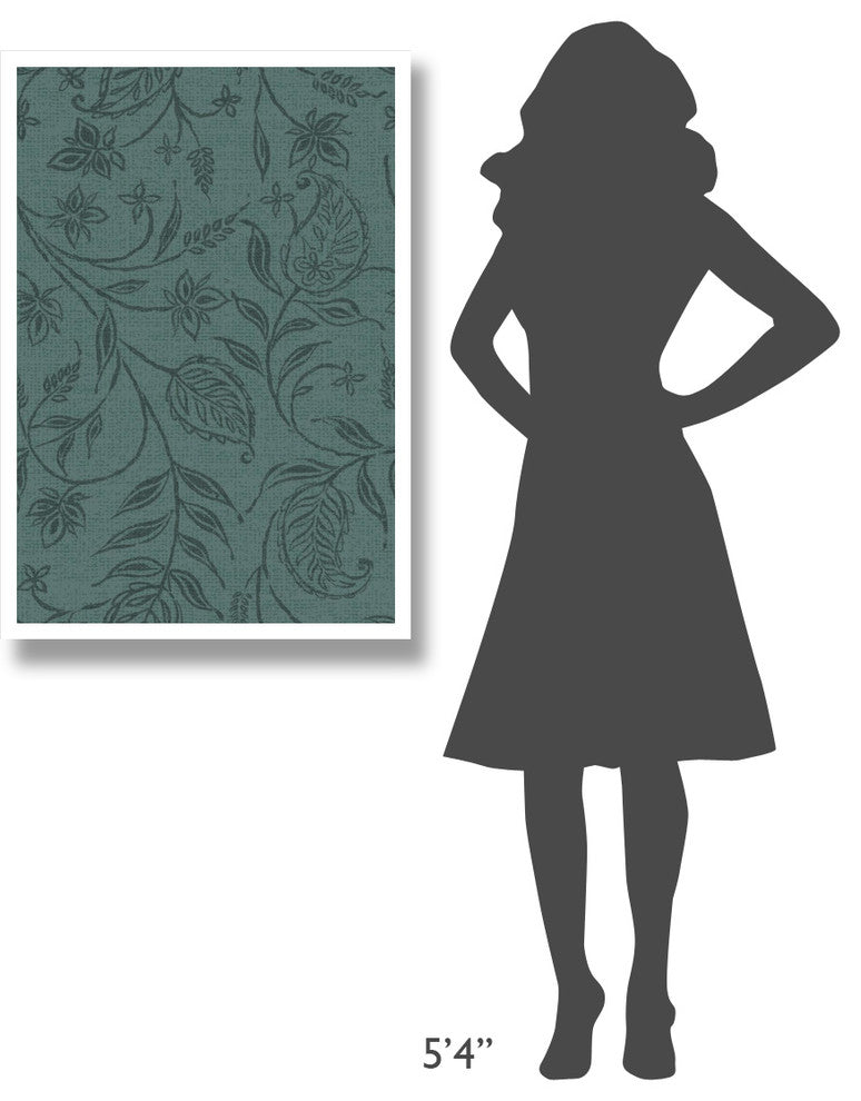 "Paisley Trail II Patterns" Digital Paper Print by Daphne Brissonnet, 26"x38"