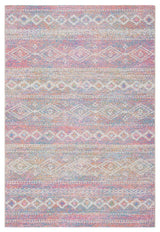 Safavieh Summer Collection, SMR498 Indoor/Outdoor Rug, Ivory/Pink, 6'6"x9'4"